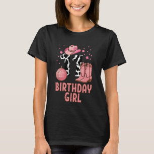 11. Geburtstag Kuh Muster Cowgirl 11 Jahre alte Bd T-Shirt