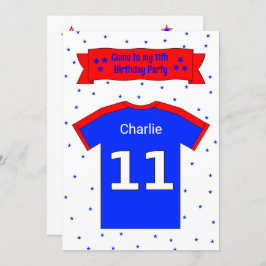 11. Geburtstag personalisierte Party Einladung