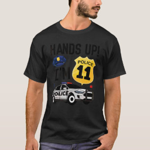 11. Geburtstag Polizist Junge elf Jahre alte Poliz T-Shirt