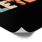 11. Geburtstag Retro Badminton 11 Jahre alter Jung Poster (Ecke)