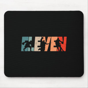 11. Geburtstag Retro Bysketbyll 11 Jahre alter Jun Mousepad