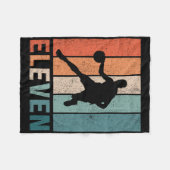 11. Geburtstag Retro Bysketbyll Liebhaber Jungen K Fleecedecke (Vorderseite (Horizontal))