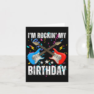 11. Geburtstag Rock Music Geburtstag Boy Musician Karte