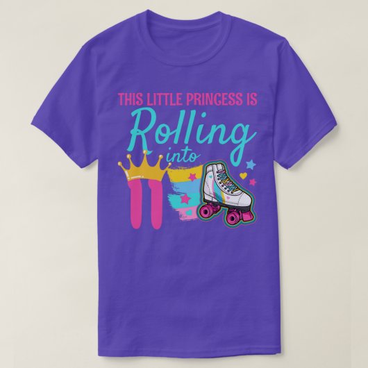 11. Geburtstag Roller Skate 1 T-Shirt (Design vorne)