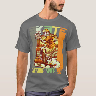 11. Geburtstag Skateboard Liebhaber Skater Phantas T-Shirt