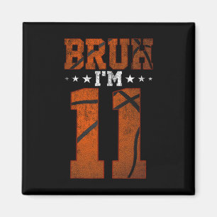 11. Geburtstag Sketll Bruh Ich bin 11 Jahre alt Ge Magnet