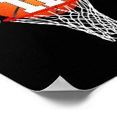 11. Geburtstag Sport 11 Jahre alter Basketball 11  Poster (Ecke)
