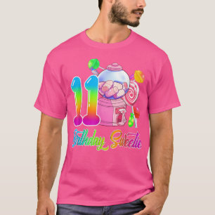 11. Geburtstag Sweetie Candy Girl 11 Jahre alt sie T-Shirt