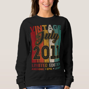 11. Geburtstag Vintag im Juli 2011 Phantastische E Sweatshirt