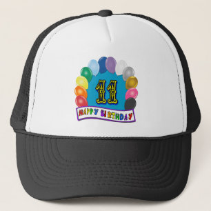 11. Geburtstags-Geschenke mit sortiertem Truckerkappe