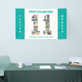 11. Geburtstagsfeier 11. FotoCollage Banner (Messeveranstaltung)