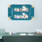 11. Geburtstagsfeier Blume Aquamarines FotoCollage Banner (Messeveranstaltung)