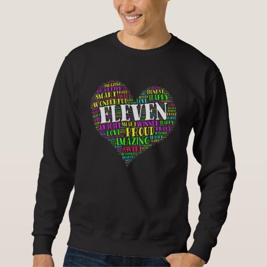 11. Geburtstagsgeschichte Sweatshirt (Vorderseite)