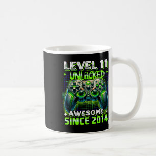11. Geburtstagskleidung Stufe 11 Gamer 11 Jahr Vid Kaffeetasse