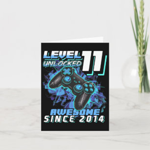 11. Geburtstagskleidung Stufe 11 Gamer 11 Jahr Vid Karte