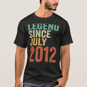 11. GeburtstagsLegende Seit Juli 2012 Girls Boys T-Shirt
