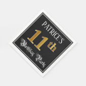 11. Geburtstagsparty - Extravagantes Drehbuch, Imi Serviette (Ecke)