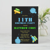 11. Geburtstagsparty lädt zum Wasserschlauch ein (Stehend Vorderseite)