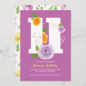 11. Geburtstagsparty Save The Date (Vorne/Hinten)