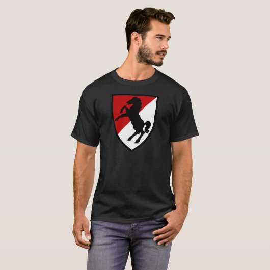 11. Gepanzerte Kavallerie-Regiment T-Shirt (Vorne ganz)