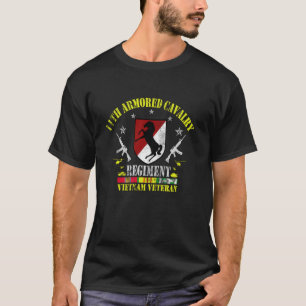 11. gepanzerte Kavallerie Vietnam Veteran patrioti T-Shirt