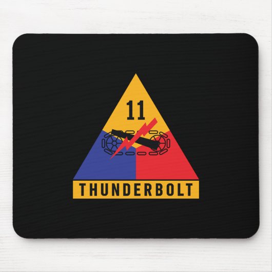 11. gepanzerte "Thunderbolb"-Division Mousepad (Vorne)
