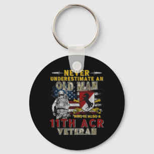 11. gepanzertes Kavallerieregiment Blackhorse Regi Schlüsselanhänger