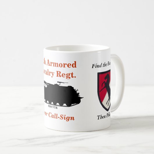 11. Gewohnheits-Tasse der gepanzerten Kaffeetasse (VorderseiteRechts)