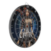 #11 Gothic Spaß Dartscheibe (Vorderseite Links)