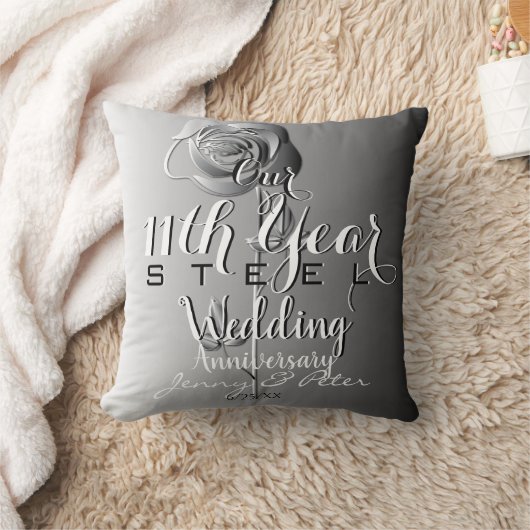 11. Hochzeit-Jubiläum-Rose Kissen (Decke)