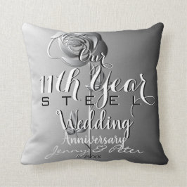 11. Hochzeit-Jubiläum-Rose Kissen