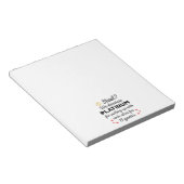 11. Hochzeitstag I - Steel Funny Couple Notizblock (angewinkelt)