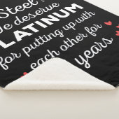 11. Hochzeitstag I - Steel Funny Couple Sherpadecke (3/4)