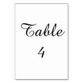 11. Hochzeitstag Stahl Tischnummer (Rückseite)