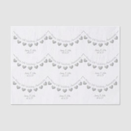 11. Hochzeitstag Stahlherz-Papier Seidenpapier