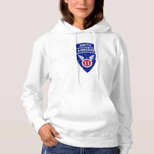 11. Im Flugzeug Abteilung "Arktische Engel" erschü Hoodie (Vorderseite)
