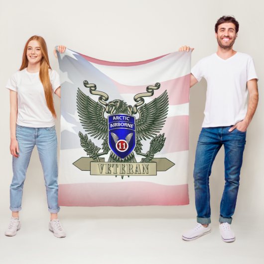 11. Im Flugzeug Abteilung Veteran Fleecedecke (Beispiel)