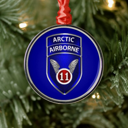 11. Im Flugzeug Abteilung Weihnachten Ornament Aus Metall (Baum)