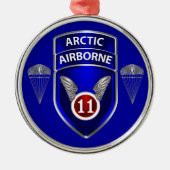 11. Im Flugzeug Abteilung Weihnachten Ornament Aus Metall (Vorne)