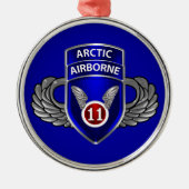 11. Im Flugzeug Abteilung Weihnachten Ornament Aus Metall (Vorne)