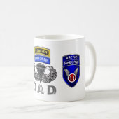 11. Im Flugzeug Division Ranger Im Flugzeug Vater Kaffeetasse (VorderseiteRechts)