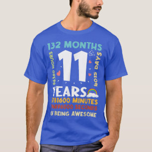 11 Jahre 132 Monate Phantastisch 11. Geburtstag T-Shirt
