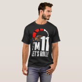 11 Jahre alt 11. Geburtstag Geschenkkarren Cooles  T-Shirt (Vorne ganz)