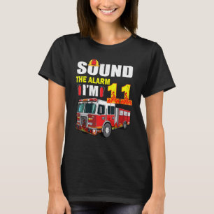 11 Jahre alt ist mein 11. Geburtstag Junge Feuerzu T-Shirt
