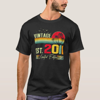 11 Jahre alt Phantastisch Vintag 2011 Retro 11. Ge T-Shirt