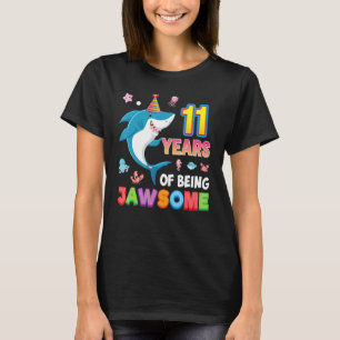 11 Jahre alt Phantastischer Hai 11. B T-Shirt