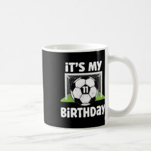 11 Jahre alte Fußballspielerin zum 11. Geburtstag Kaffeetasse