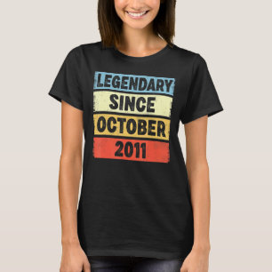 11 Jahre alte Legendärin seit Oktober 2011 11. Bir T-Shirt