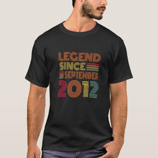11 Jahre alte Legende Seit September 2012 11. Gebu T-Shirt (Vorderseite)