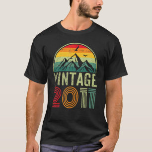 11 Jahre alte Vintage 2011 11. Geburtstag T-Shirt
